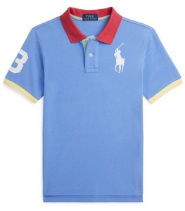 【新品】POLO Big Pony コットン メッシュ ポロシャツ 160サイズ