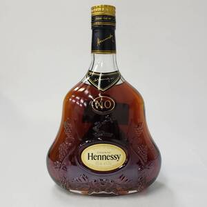 24仙/A069165-1/M011-580/IT18000 酒 Hennessy X.O COGNAC ヘネシー コニャック ブランデー クリアボトル 金キャップ 40％ 700ml