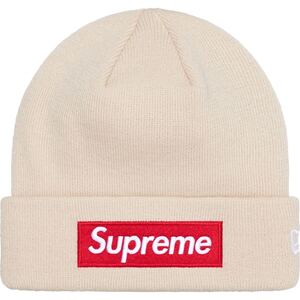 Supreme New Era Box Logo Beanie Stone 新品未使用　 ビーニー ストーン