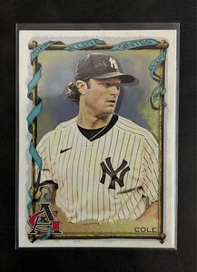 Silver Portrait topps allen and ginter 2022 gerrit cole Yankees ヤンキース