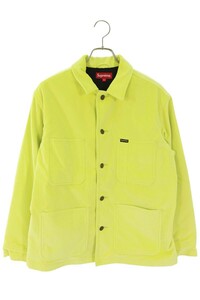 シュプリーム ブルゾン 20SS Velvet Chore Coat サイズ:S ベルベットチョアコートブルゾン 中古 HJ12