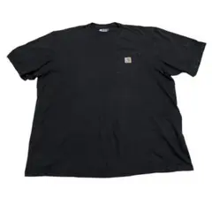 【00s Carhartt USA公式 XL 刺繍ロゴ カーハート Tシャツ】