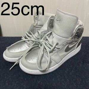 25cm 美品 NIKE AIR JORDAN 1 HIGH OG GS CO JP TOKYO 575441-029 ナイキ エア ジョーダン シルバー　東京 2001 2020 bg silver retro