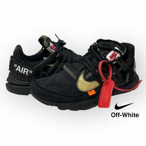 OFF-WHITE×NIKE AIR PRESTO THE 10 REVEALING ナイキ×オフホワイト AA3830-002 エアプレスト スニーカー US10 正規品