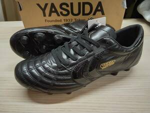 ヤスダ YASUDA サッカーシューズ サッカースパイク LIGARESTA PRO YSD-F20.001 BLK/BLK 25,5cm オールカンガルー革