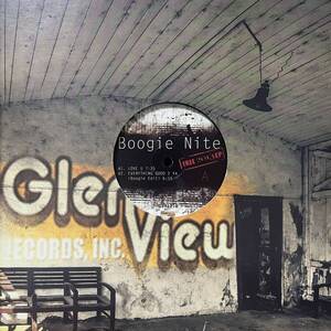 Boogie Nite FREE 2013 EP Glen View RECORDS 注意 ジャケット破れあり、画像3にてご確認下さい。