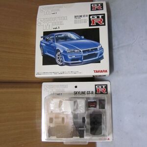 タカラ TAKARA　1/64 STRUCTURE MODEL Vol.1 　スカイライン SKYLINE GT-R　白　　未使用　　pg2204