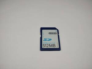  ちょいダコン有り　512MB　メガバイト　Nintendo　SDカード　メモリーカード