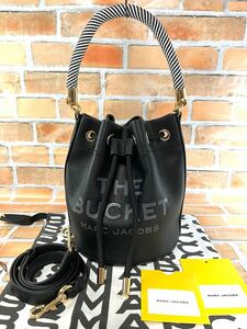 MARC JACOBS マークジェイコブス THE LEATHER BUCKET BAG H652L01PF22-001バケットバッグ ショルダーバッグ