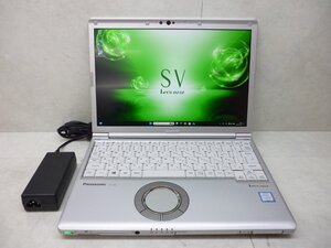 ☆1円☆第8世代☆CF-SV7HD4VS☆Core i5 1.60GHz/8GB/SSD256GB/累積5580/高解像度/Sマルチ/無線/Bluetooth/カメラ/Office/Win11 DtoD領域☆