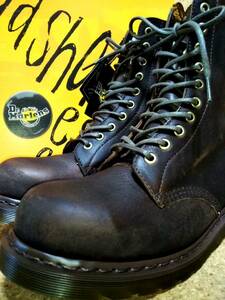 【Dr.MARTENS】ドクターマーチン メタル スチールトゥ 10ホールブーツ UK7 (26cm ) METAL 10 EYE STEEL TOE BOOT デッドストック【未使用】