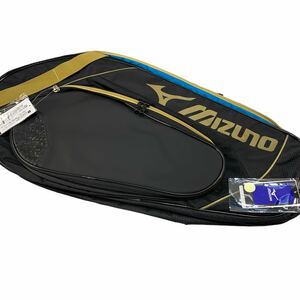 ★タグ付 未使用品 MIZUNO ミズノ ラケットバッグ 6本入れ 63JD700309 ブラック 約40L バドミントン テニス ラケットケース 管理J722