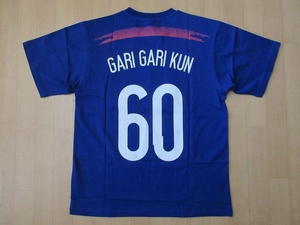 当選品 非売品 ガリガリ君 サッカー 日本代表 SAMURAI BLUE アディダス ユニフォーム Tシャツ M 赤城乳業 W杯 本田圭佑 香川真司 長友佑都