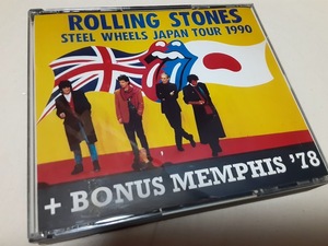 ROLLING STONES/ローリング・ストーンズ●"ROLLING STONES STEEL WHEELS JAPAN TOUR 1990 + BONUS MEMPHIS 