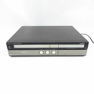 tykh1403-1 260 SHARPシャープ AQUOSアクオス HI-VISION RECORDER ハイビジョンレコーダーVHS Hi-Fi DVD DV-ACV52 通電OK 動作未確認