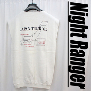 奇跡のデッドストック新品未使用！ナイトレンジャー Night Ranger Japan Tour1985 バンドTシャツ 日本初来日ツアー 80年代ビンテージ080506