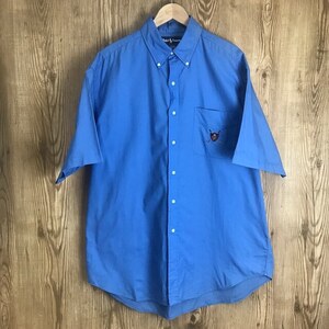 90s VINTAGE RALPH LAUREN TILDEN 100% ボタンダウン 半袖シャツ メンズ L 90年代 ラルフローレン 古着 e24050323