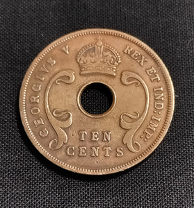 東アフリカ ジョージ ５世 1935 年10 セント銅貨