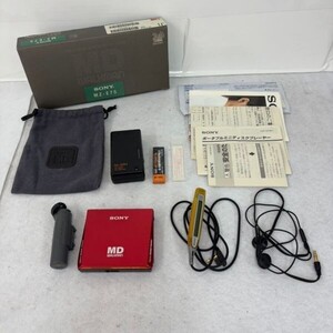 P210-O56-516 SONY ソニー MD WALKMAN ウォークマン ポータブル MDプレーヤー MZ-E75/RM-MZ2S/EBP-MZE44 箱説付き 通電/音出しOK ②