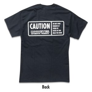 送料200円より　MOON CAUTION Tシャツ [TM567BK]　MOONEYES　Mサイズ