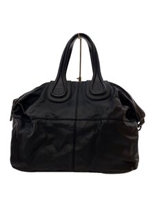 GIVENCHY◆ショルダーバッグ/レザー/ブラック/無地/11M5955012001/ナイチンゲ-ルバッグ