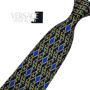 VERSACE ネクタイ パターン柄 ベルサーチ USED 中古 m031