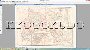 ◆明治２８年(1895)◆大日本管轄分地図◆神奈川県管内全図◆スキャニング画像データ◆古地図ＣＤ◆京極堂オリジナル◆