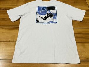 patagonia パタゴニア p6 グラフィックtシャツ 半袖Tシャツ オーガニックコットン 復刻版　２０２２年製 ＷＨＩ　Ｍサイズ　美品
