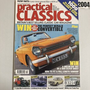 B3214「Practical CLASSICS」 プラクティカルクラシックス　英国旧車雑誌 英国車 旧車　ビンテージ　クラシックカー　自動車