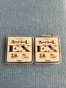 東レ　トヨフロン　スーパー　Lハード 3号　50m 2個　フロロカーボン