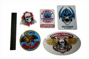 JB即決 POWELL PERALTA パウエル ペラルタ STICKER ステッカー 5枚 セット RIPPER CABALLERO PER WELINDER WINGED RIPPER SUPREME