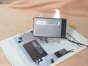 SONY 【SRF-M100】FM-STEREO/AM-STEREO ２band ラジオ ♪中古品 管理22050251