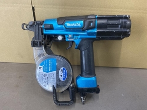 007◇ジャンク品◇マキタ makita 41mm高圧エアビス打ち機 AR411HR 打ち込みOK カプラ部分からエア漏れあり