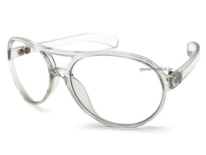 セルフレーム SEMI AUTO TEARDROP SUNGLASS CLEAR × CLEAR/セミオートティアドロップサングラスクリアレンズ透明ナスオートツーブリッジ