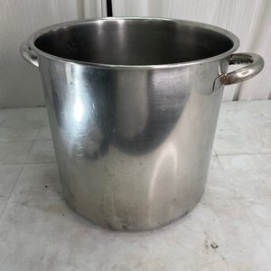 ♭OG♭ 寸胴 鍋 32ｃｍ 厨房器具 両手鍋 業務用 飲食店 店舗 蓋無し ♭J-240839