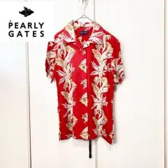 【美品】 PEARLY GATES アロハシャツ