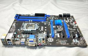 【中古パーツ】BIOS確認のみ、MSI Z97-S01 マザーボード ＩＯパネル LGA1150 ■MB5087