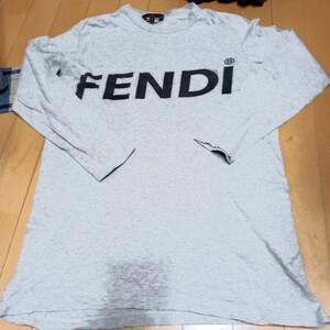 FENDI 長袖シャツ　グレー　