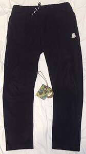 A BATHING APE パンツ FLEECE PANTS サイズM 黒 日本製 MR.BATHING APE 7F80152004