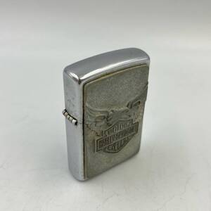 J1000★ジッポ ZIPPO ライター ハーレーダビットソン HARLEY DAVIDSON メタルエンブレム 火花確認済 2004年製