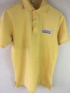 【レア 入手困難】クリスピー・クリーム・ドーナツ メンズ ポロシャツ 半袖 黄色 081222 Krispy Kreme Doughnuts