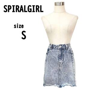 【S(1)】SPIRALGIRL スパイラルガール レディース デニムスカート