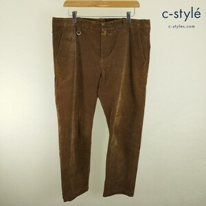 E924 [人気] Uniform experiment コーデュロイパンツ 4 ブラウン UE-202050 CORDUROY SIDE POCKET TAPERED PANTS | G★