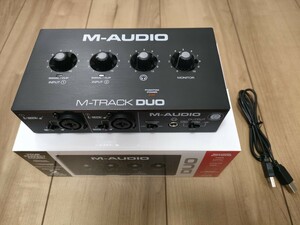 【オーディオインターフェース】　 M-AUDIO M-TRACK DUO