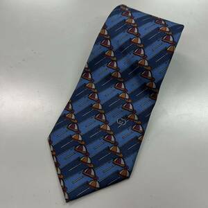 GUCCI グッチ 総柄 ネクタイ シルク silk イタリア製 伊 ビジネス 襟締 えりじめ 紳士 メンズ 高級 tie a42