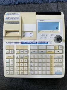 カシオ レジスター 25部門 小型ドロア TE-2600 CASIO レジ 印字良好　初期化済み