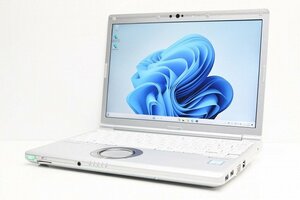 1円スタート ノートパソコン Windows11 Panasonic レッツノート CF-SV7 メモリ8GB 第8世代 Core i5 SSD256GB Windows10 12.1 カメラ