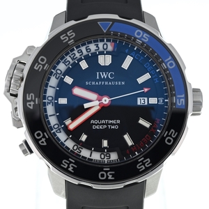 IWC SCHAFFHAUSEN IW354702 アクアタイマー ディープツー デイト 自動巻き メンズ 良品 保証書付き R#135539