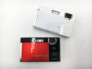 ♪▲【FUJIFILM フジフィルム】コンパクトデジタルカメラ 2点セット Fine Pix Z250fd/Z200fd まとめ売り 0121 8