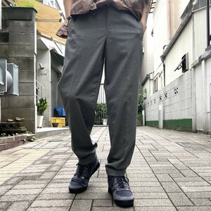 LEMAIRE 22SS Natural Tapered Trousersテーパードスラックスパンツ 8069000111361